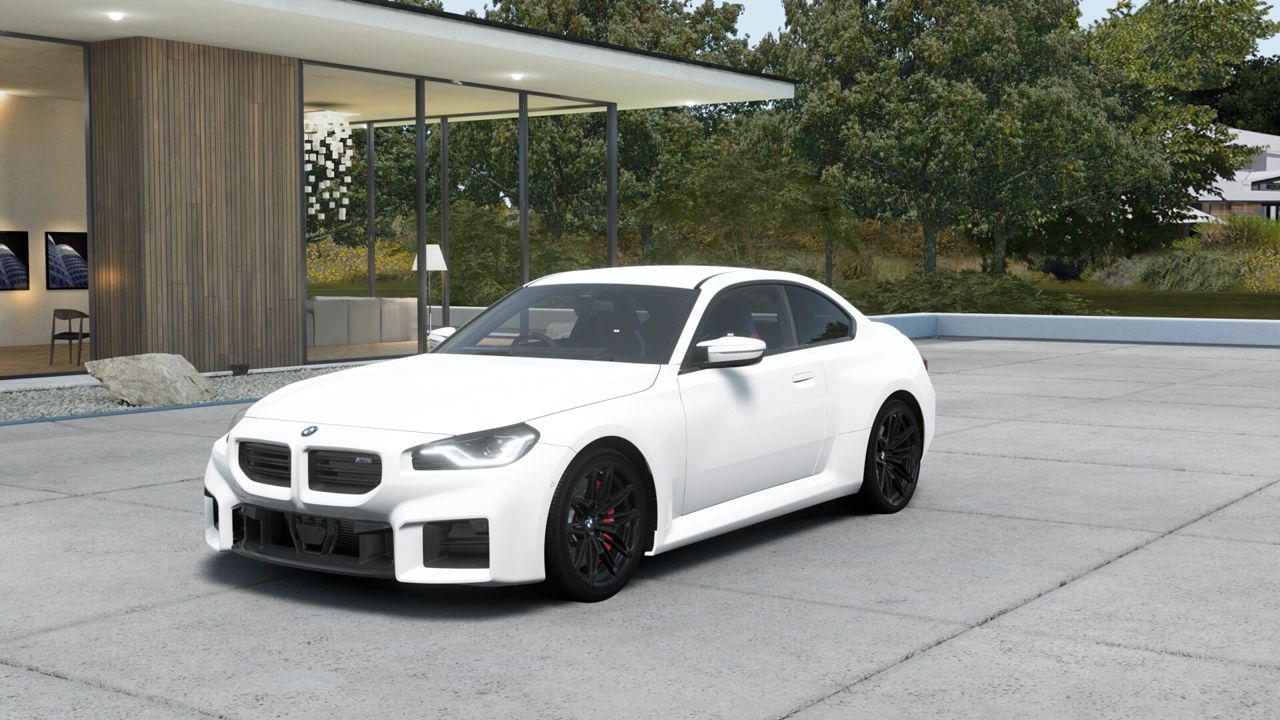 BMW M2 アルピン・ホワイト フロント斜め